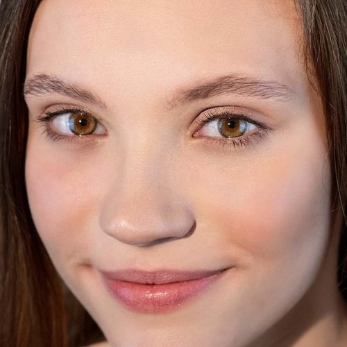 colored lenses adore bi tone yellow