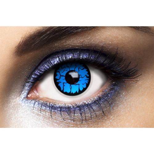 blue Halloween lenses