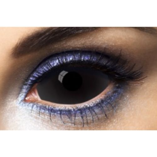 black Halloween lenses