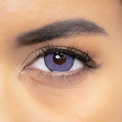 circle lenses violet