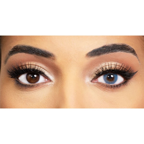 blue colored lenses obsession paris