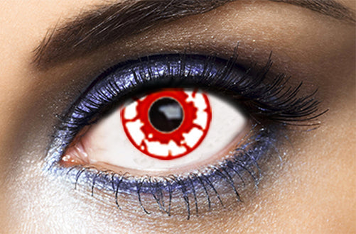 red Halloween lenses