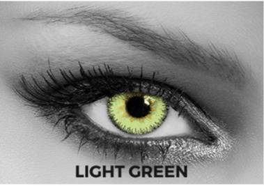 Soleko Queen's Trilogy Light Green contact lenses