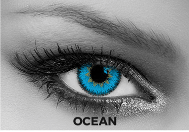 Soleko Queen's Trilogy Ocean Contact Lenses - 1 Month