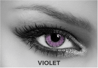 purple colored lenses