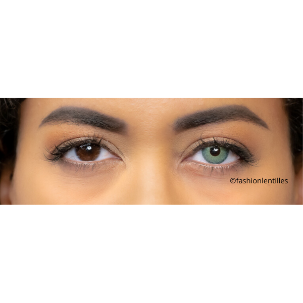 Jade Green Eye Contacts With Case - Skin care World