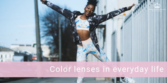 color lenses in everyday life