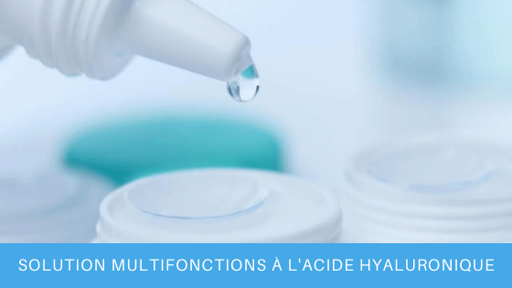 multifunctional solution for colored lenses