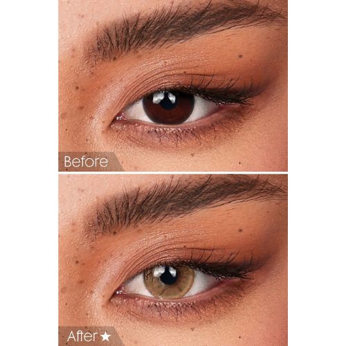 brown colored lenses