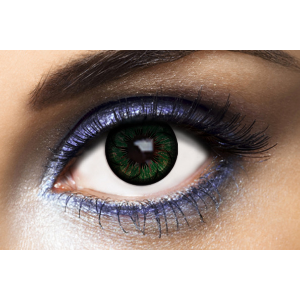 blue-green colored lenses