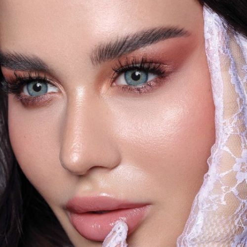 blue colored lenses