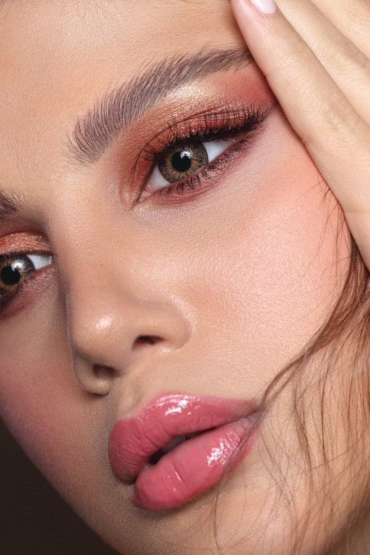 hazelnut-colored lentils