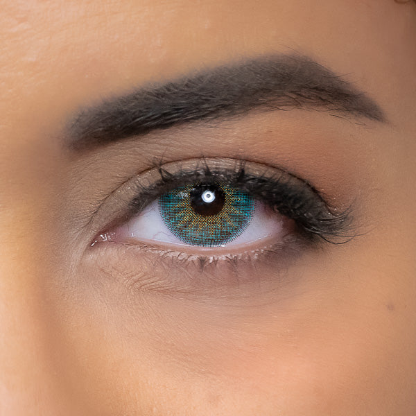 blue colored lenses