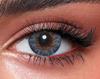 blue colored lenses
