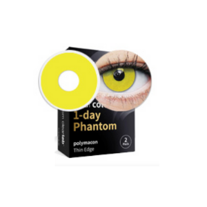 yellow Halloween lenses with correction