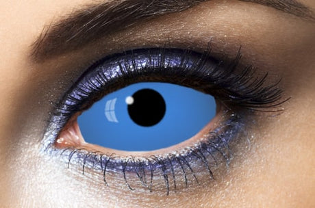 blue Halloween lenses