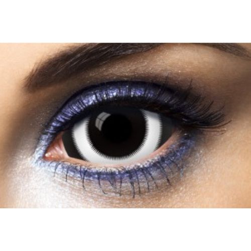 black sclera halloween lenses