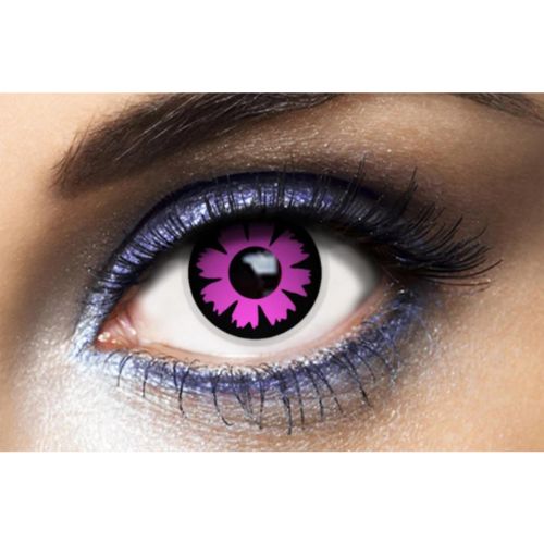 purple colored lenses