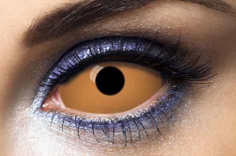 orange Halloween lenses