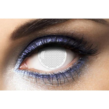 white Halloween lenses