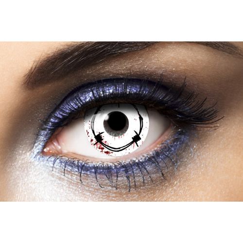white Halloween lenses