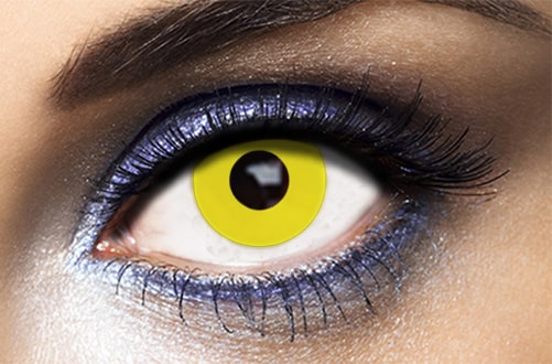 yellow Halloween lenses