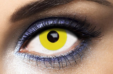 yellow Halloween lenses