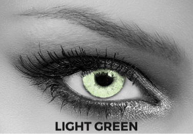 Soleko Queen's Solitaire Light Green Contact Lenses