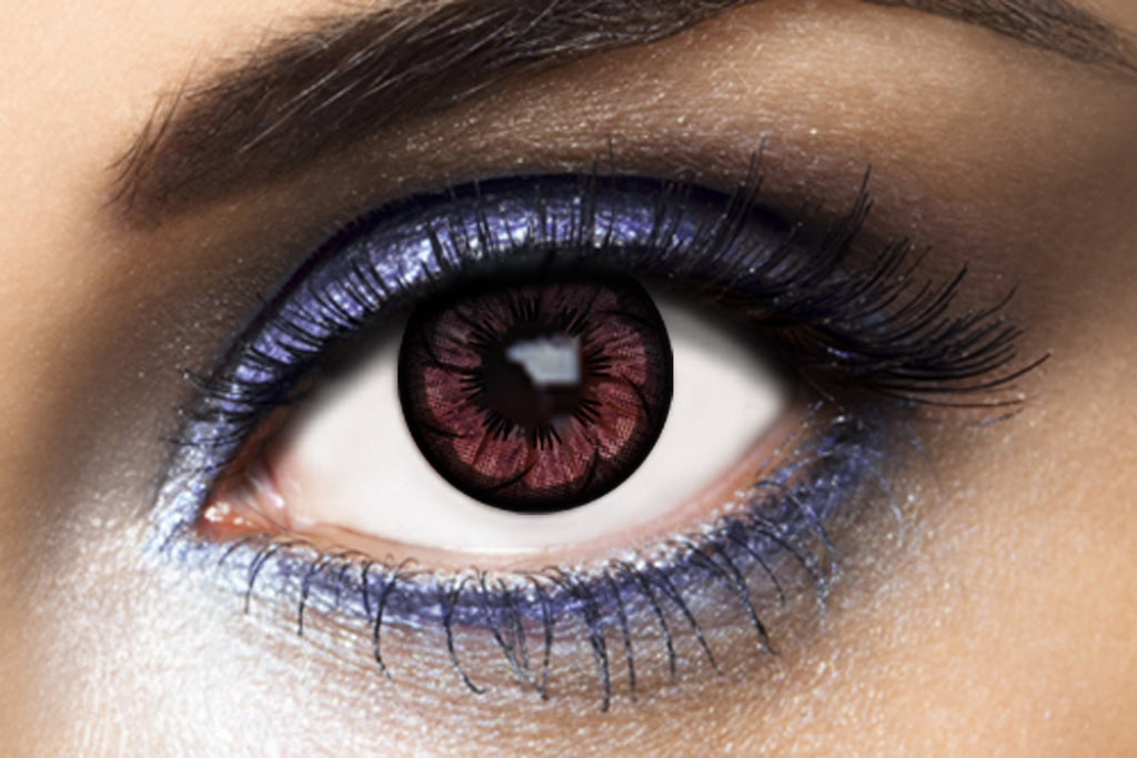 purple colored lenses