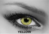 Soleko Queen's Solitaire Yellow Contact Lenses