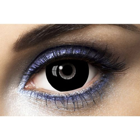 black Halloween lenses