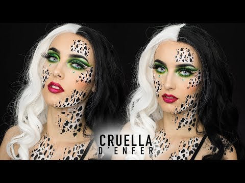 vidéo de maquillage avec les lentilles white cheetah