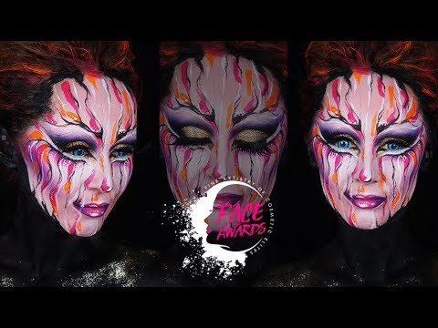 video maquillage lentilles bleues