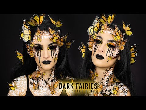 maquillage avec les lentilles noires