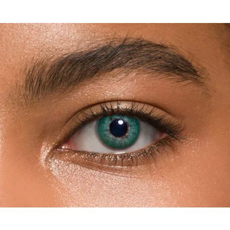 lentilles de couleur verte