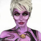 makeup with white lenses