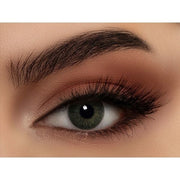 bella elite contour green colored contact lenses for brown eyes