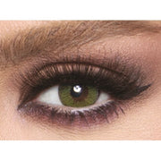 bella glow lime green colored contact lenses for dark eyes