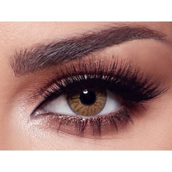 bella one day hazel beige colored contact lenses