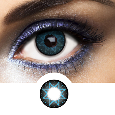 Amazing Blue Los Angeles Lenses with a star Outlet