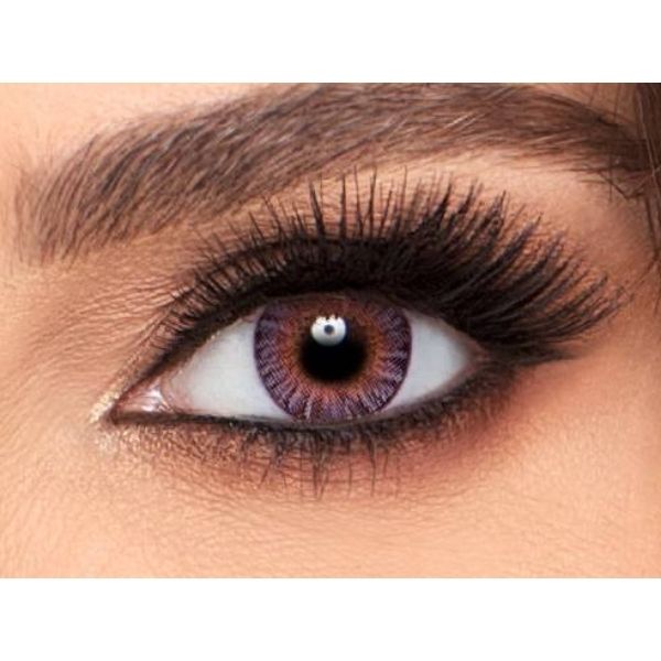 freshlook colorblends amethyst violet colored contact lenses