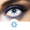 blue crazy lenses blue star for halloween or cosplay