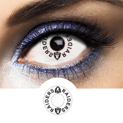 white contacts raiders for cosplay and makeup