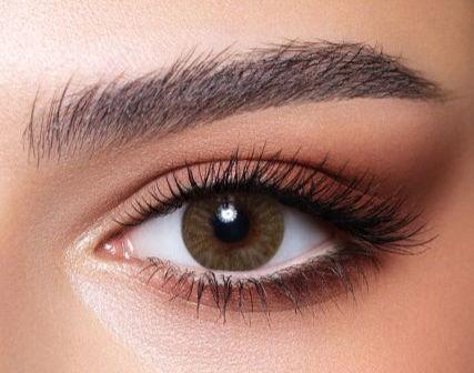 brown colored lenses