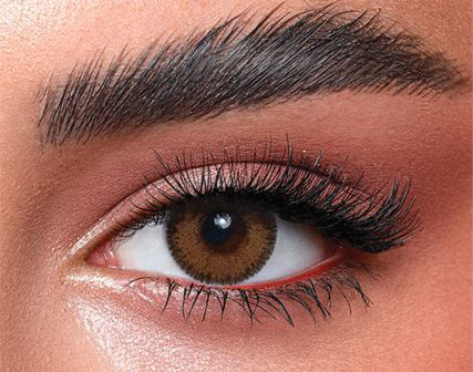 Bella Glow Radiant Brown Contact Lenses
