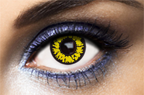 yellow Halloween lenses