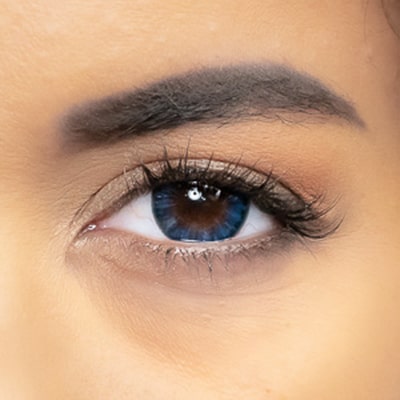 blue circle lenses