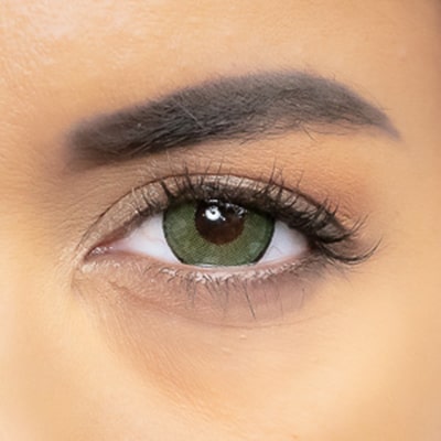 green big eyes lenses