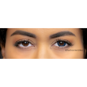 blue circle lenses