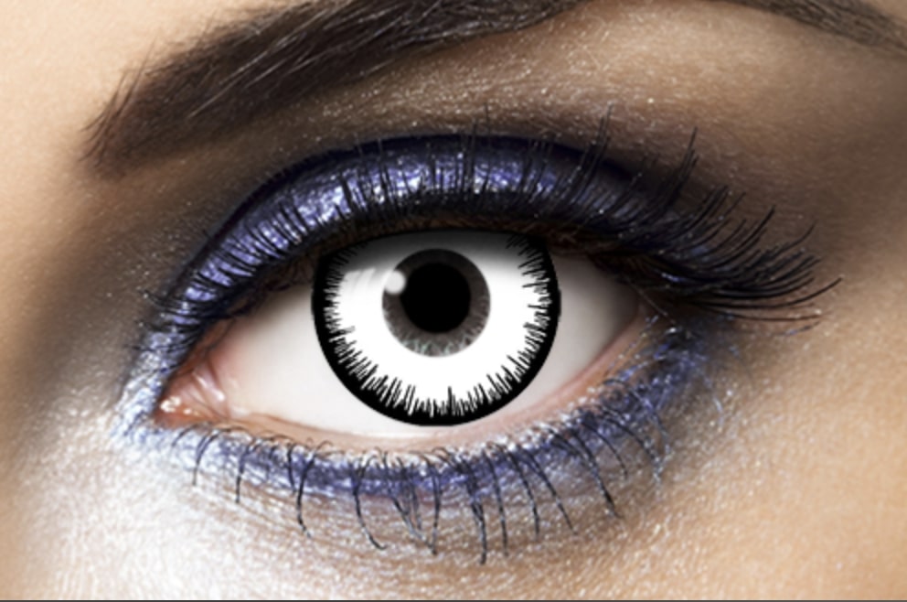 white fancy lenses